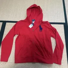 Polo Ralph Lauren ビッグポニー ジップパーカー　レッド