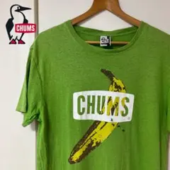 CHUMS　チャムス　メンズ　Tシャツ　Ｌ　グリーン　バナナ　蟻のサムネイル
