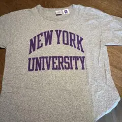 Champion T1011 NYU Tシャツ グレー L