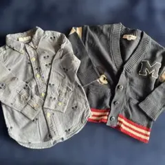 babygap GAP ディズニー　ミッキー　カーディガン&シャツ　セット