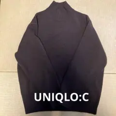 UNIQLO:C ユニクロシー　ニット　ブラウン　Lサイズ　２回使用