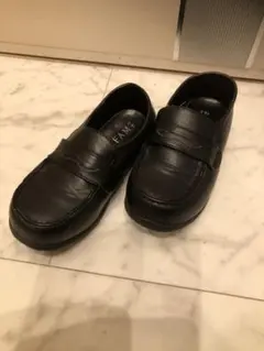 anyfam キッズ ローファー 黒　19センチ