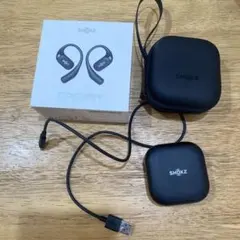 SHOKZ OPENFIT 骨伝導イヤホン　ブラック　起動確認済み　傷なし