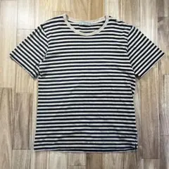nano universe ボーダーTシャツ Y2K グランジ フェード Lのサムネイル
