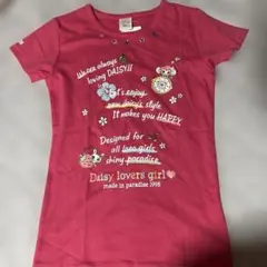 ミ*ラ様 Daisy Lovers girl チュニック丈Tシャツ☆ピンク165のサムネイル