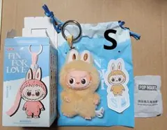 LABUBU PIN FOR LOVE イニシャルラブブ アルファベット S