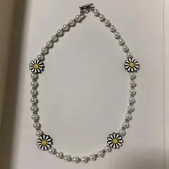 デイジー フラワー パール ネックレス　サルーテのサムネイル