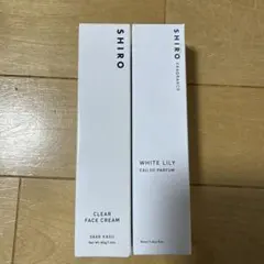 SHIRO CLEAR FACE CREAM & WHITE LILY