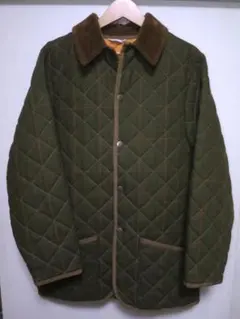 スコットランド製 マッキントッシュꕤキルティングジャケット ロゴボタン 英国製 スコットランド製 マッキントッシュꕤキルティングジャケット