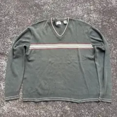 OLD GAP Vネックコットンニット　白タグ　90s
