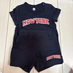 西松屋　セットアップ　半袖　Tシャツ　ショートパンツ
