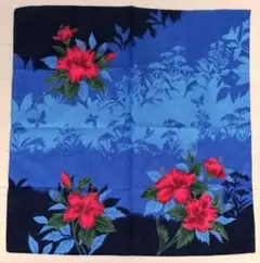 新品 大判 ハンカチ 花柄