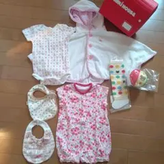 新品未使用あり【ミキハウス】ベビー用品まとめ出品70～90cm 小物 バスタオル