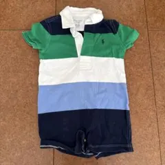 Ralph Lauren ラルフローレン　ストライプロンパース 12M 80cmのサムネイル