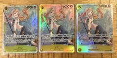 ゆ*う様 ワンピースカード　ナミSR 3枚セット