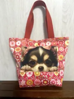 トートバッグ　ランチバック　チワワA