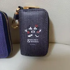 新品未使用　ミッキー＆ミニー キーケース black