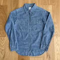 orSlowシャンブレワークシャツ デニム オアスロウのサムネイル