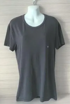 【大きめXL】エンポリオアルマーニ 半袖 Tシャツ ビッグイーグルロゴ 黒