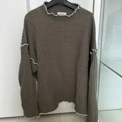 FREAK'S STORE オリーブ色 ニット