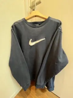 90s NIKE vintageスウェット ネイビー ビッグロゴ
