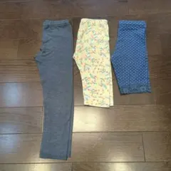 レギンス 3着 セット　ボトムス パンツ　100サイズ