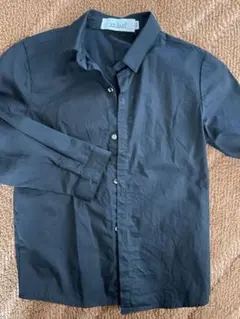 コットン長袖シャツ　150 ブラック