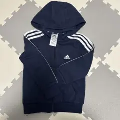 adidas キッズラインパーカー 110cm