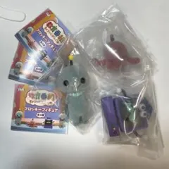 教育番組　フロッキーフィギュア　タマ　はかせ　パウル　3点セット