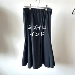 ミズイロインド　mizuiroind 黒　スカート　ブラックのサムネイル