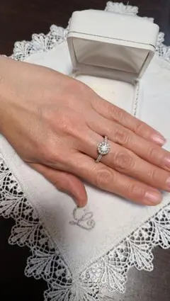 ブシュロン ピヴォワンヌ リング 0.2ct 46号 美品 - メルカリ
