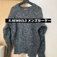 R.NEWBOLD グレー系 クルーネックニット M アールニューボールドのサムネイル