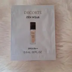 DECORTÉ ZEN WEAR ファンデーション W14 0.6mL