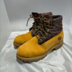 訳あり Timberland ブーツ タータンチェック 26.5cm 39579