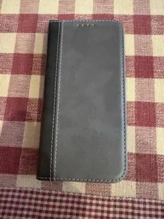未使用品　グレー 手帳型 iPhone 15用　ケース