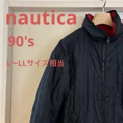 ノーティカ　長袖　リバーシブル　キルティングブルゾン　アメリカ企画　米国企画