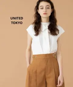 ユナイテッドトウキョウ レイヤーカスケードブラウス フレンチスリーブ Mのサムネイル