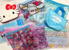 サンリオ　ポーチ　まとめ売り　13点セット　シナモン　キティ　メロクロ