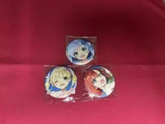 公女殿下の家庭教師　D賞ビッグ缶バッジ　ティナ&エリー&リィネ　水着ver.