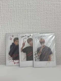 FANTASTICS メッセージ入りフォトカード3枚セット