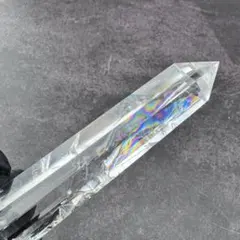 ☘️❤︎虹入り❤︎高透明 水晶（クリアクォーツ）フリーフォーム 天然石 楽天市場】アイリスクォーツ 虹入り 原石 43g 全面磨き 研磨