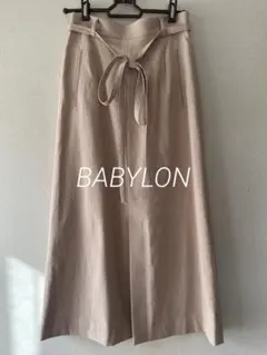 〈最終価格〉BABYLON前スリットロングスカート