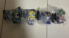 まちぼうけ 聖闘士星矢 4種　セミコンプ　一輝　瞬　氷河　紫龍　ガチャガチャ
