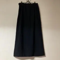 PINORE黒 タイトロングスカート