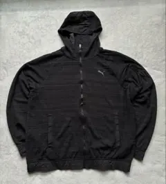 PUMA プーマ フルジップ パーカー 黒 トレーニングウェア スポーツウェア