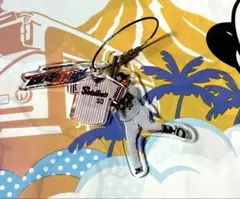 東京ヤクルトスワローズ　北村恵吾　3連ワイヤーキーホルダー