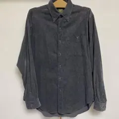 AIGLE エーグル 長袖 コーデュロイシャツ メンズ Mサイズ