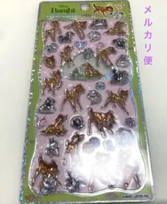 【正規品】Bambi プチドロップステッカー　バンビ　ディズニーシール