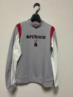 アルチビオ archivio 長袖シャツ モックネック サイズ40 グレー