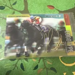 サラブレッドホースコレクション ツインウエハース ロゴタイプ　サイン入り